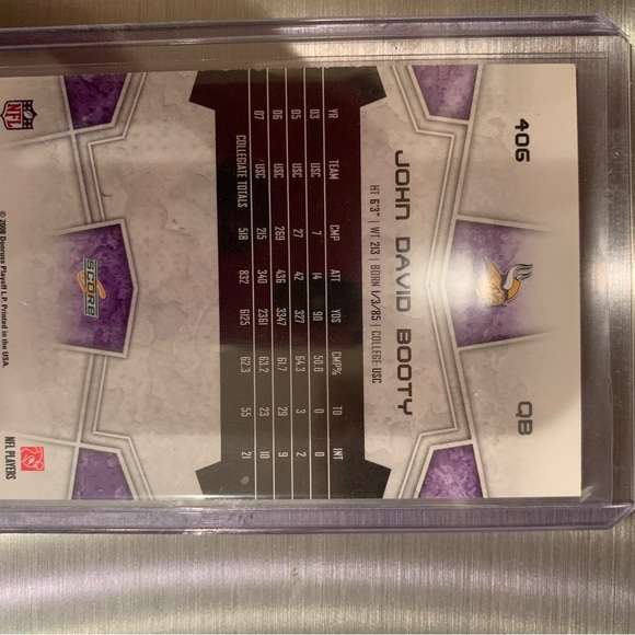John David Booty NFL Minnesota Vikings Football cards (3) - Picture 5 of 7